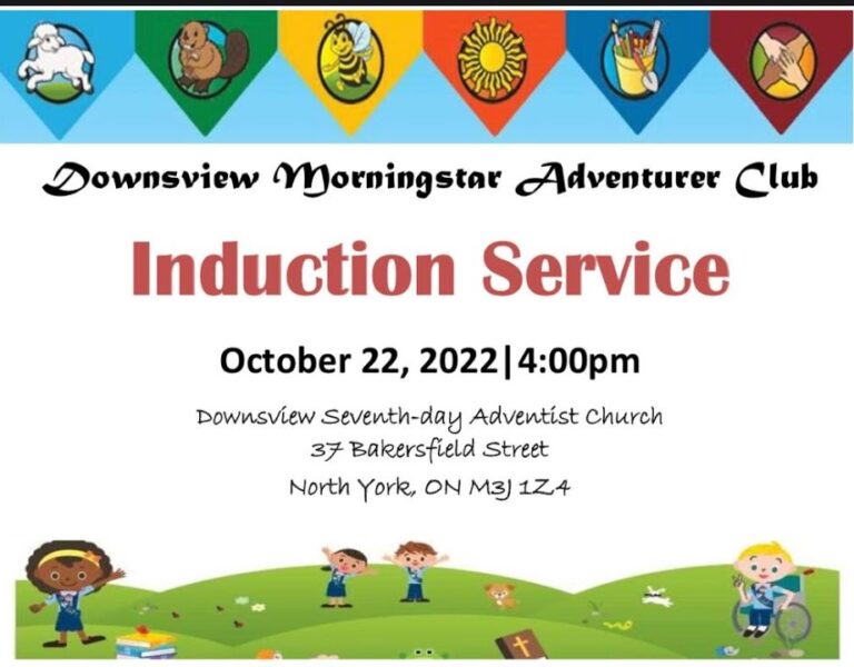 Downsview SDA – Adventurer Induction Service