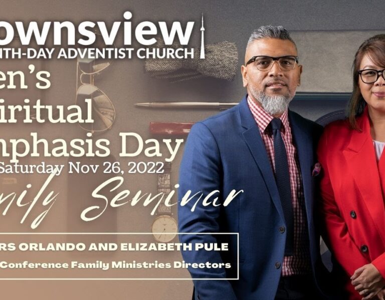Family Seminar – Prs. Orlando and Elizabeth Pule