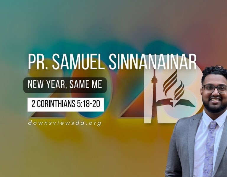Downsview Live Stream – Pr. Sam – New Year, Same Me