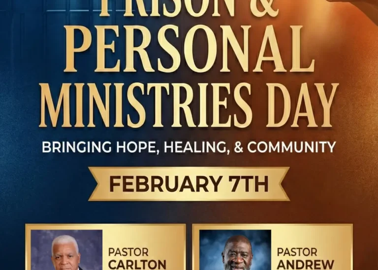 Prison Ministries and Personal Ministries Day
