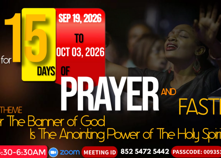 15 Days of Prayer & Fasting
