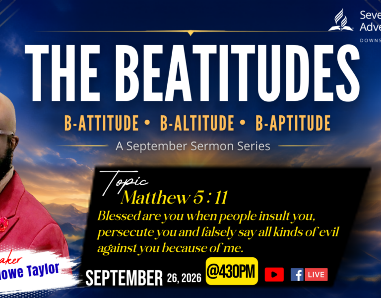 Title: “Blessed Are The Reviled” | Speaker: Elder. Nich Taylor
